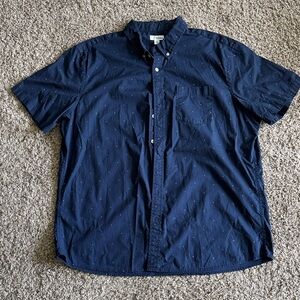 Sonoma | Men's Dark Blue Casual Button Down Shirt